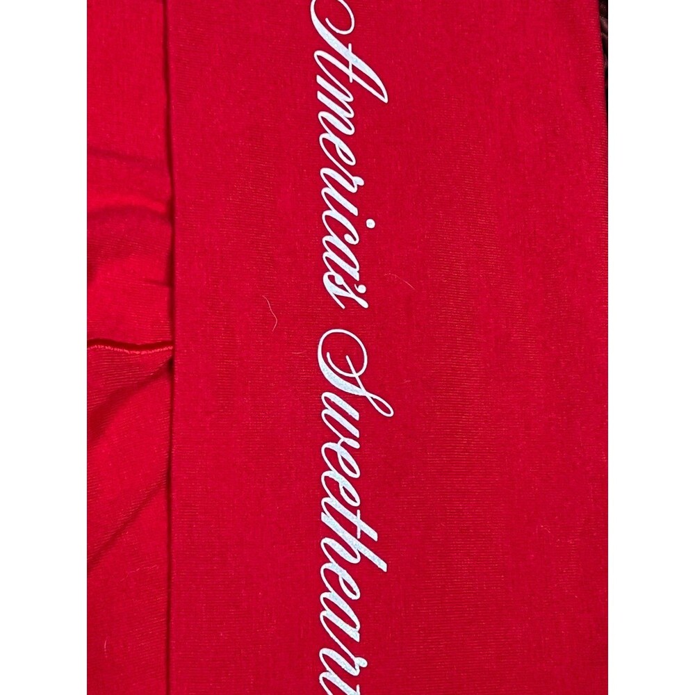 preowned PINK Victoria’s Secret All-Day Cotton Foldover Flare Legging red Size M - Picture 10 of 10
